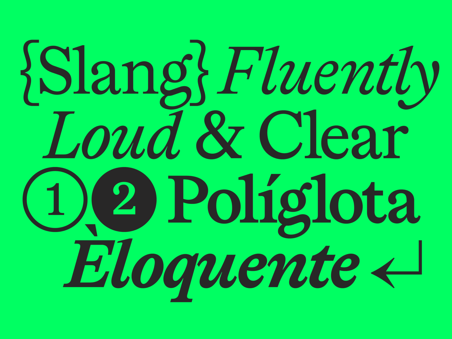 Softdrive Lingo Typeface