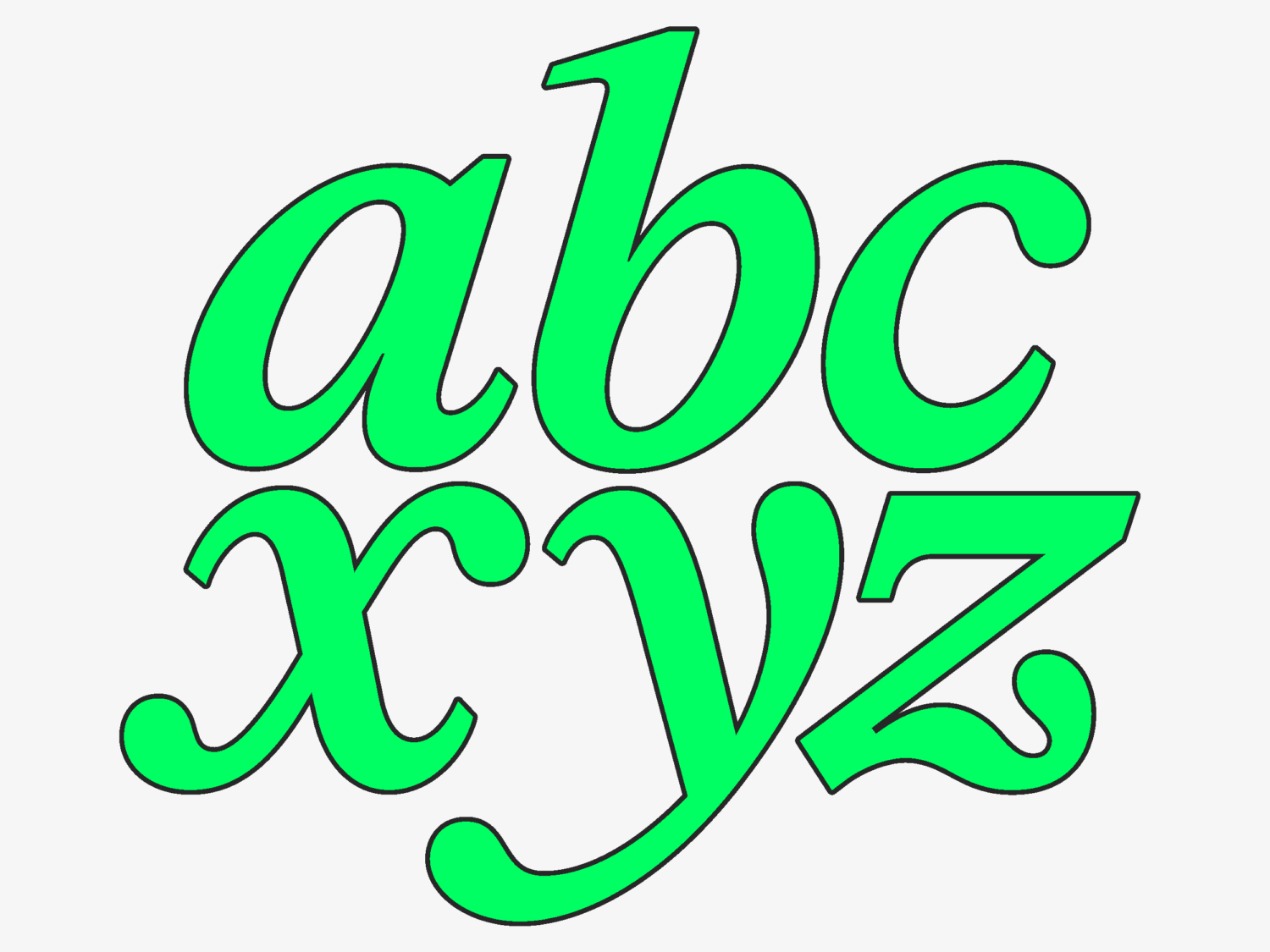 Softdrive Lingo Typeface